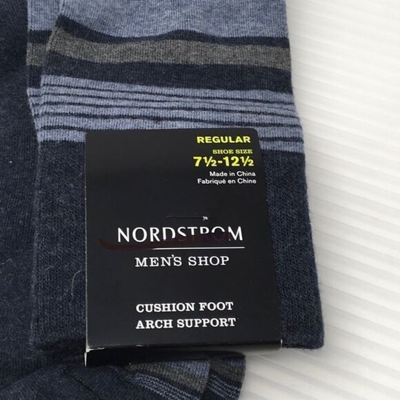 Nordstrom Blue Socks (E1) - Picture 3 of 3